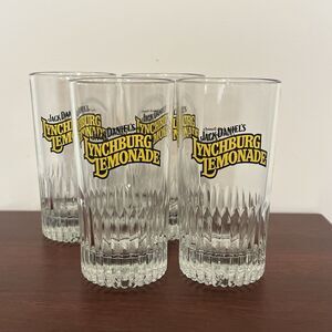 Jack Daniels Lynchburg Lemonade Tennessee Tea Drinking Glass W/Recipes